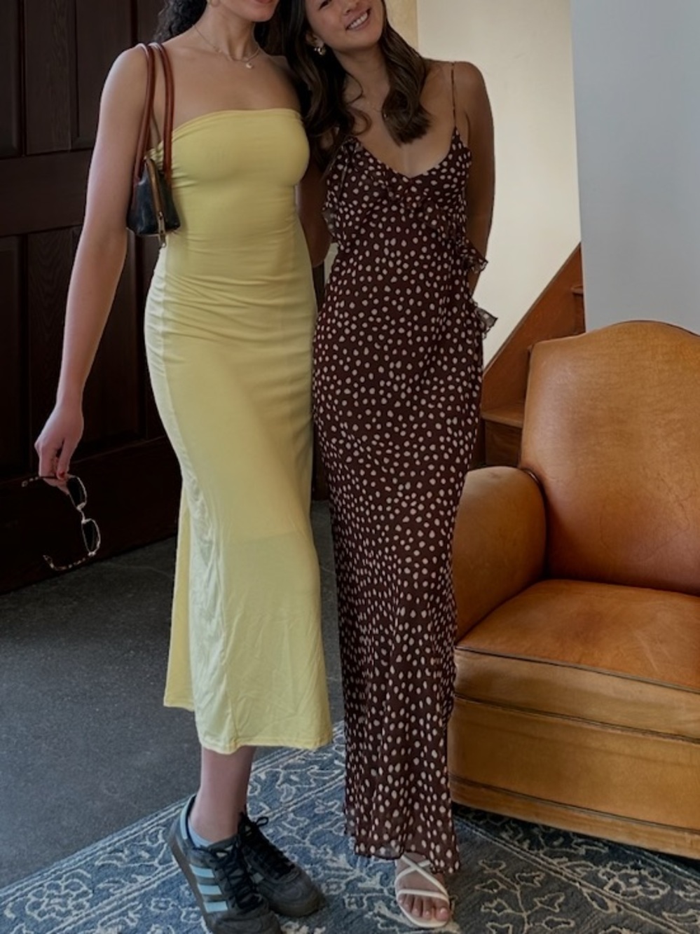 Gorgeous zara brown maxi dress